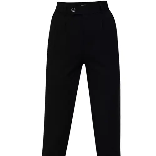 棉混紡高腰吊帶襪褲子